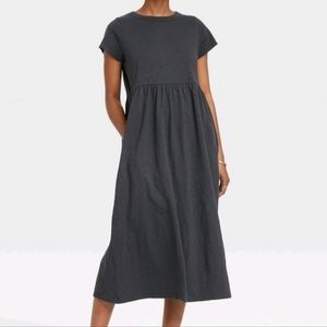 Women's t-shirt dress, XL, grey